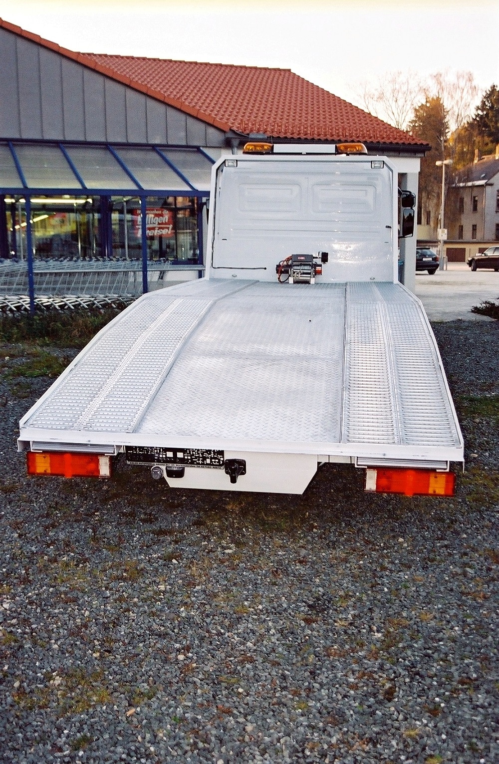 Planker Rampe, kørerampe, platout, platform,