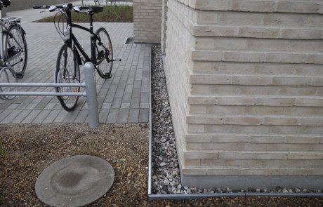 sokkelaffugter uden rist